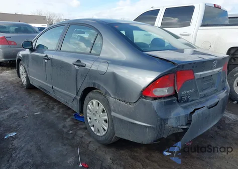 2011 Honda Civic Vp z USA, uszkodzony, nr VIN 19XFA1F39BE045320